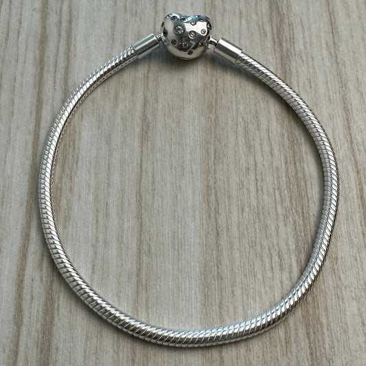 Brazalete Corazón Con Zirconias