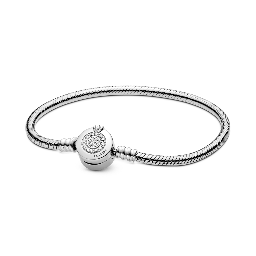 Brazalete Flexible Cierre Corona Redondo